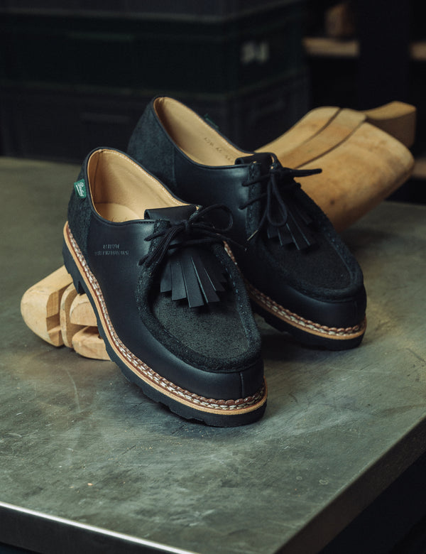Paraboot x Universal Works Michael Shoes (Leather) -  Black