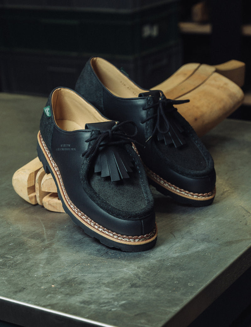 Paraboot x Universal Works Michael Shoes (Leather) -  Black