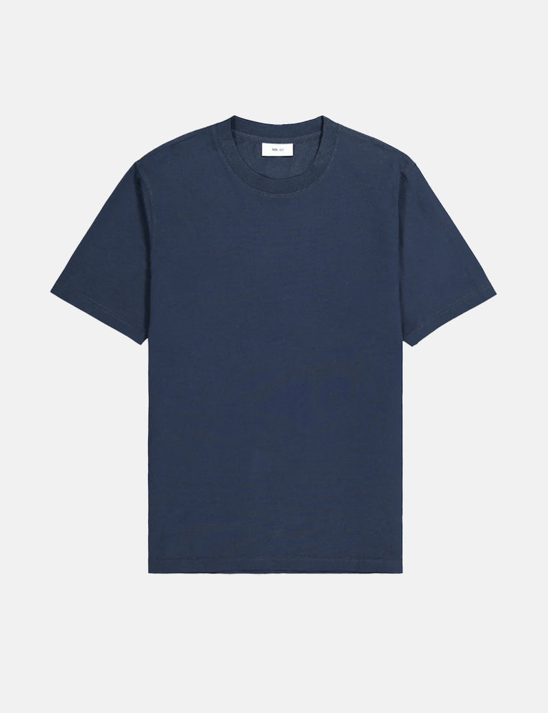 NN07 Adam T-Shirt - Navy Blue