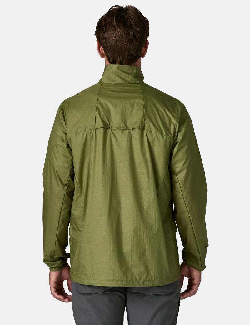 Patagonia Houdini Stash 1/2 Zip Pullover Jacket Caper Green | Article.