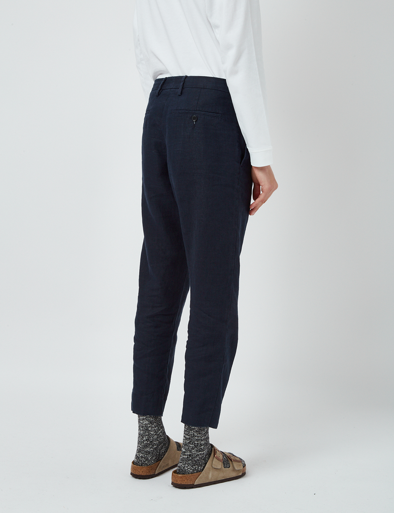 NN07 Bill Trousers (Relaxed) - Navy Blue