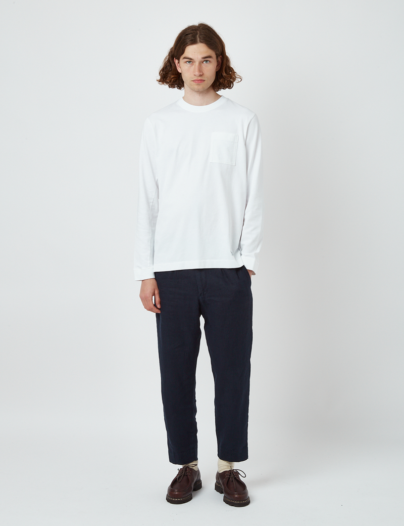 NN07 Bill Trousers (Relaxed) - Navy Blue