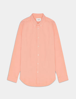 NN07 Arne Button Down Shirt (Organic) - Coral
