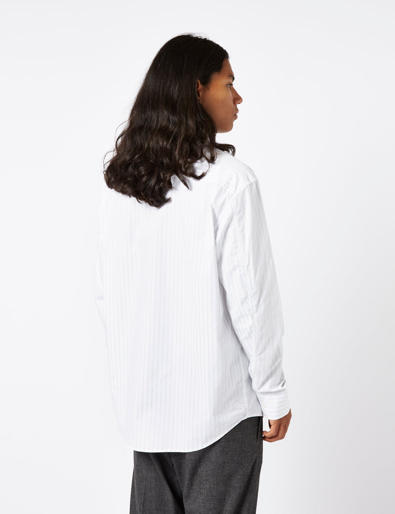 NN07 Freddy Shirt - White Stripe