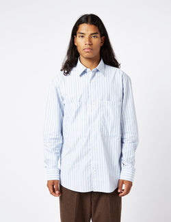 NN07 Freddy Shirt - Blue Stripe