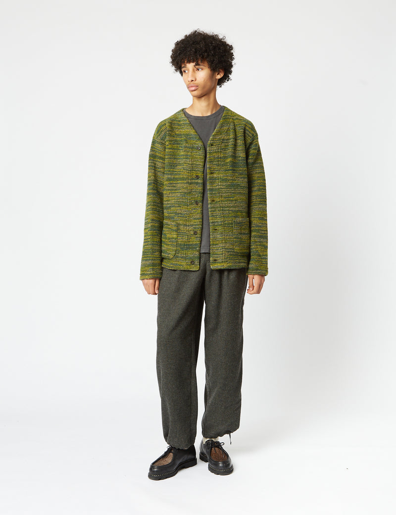 Engineered Garments Knit Cardigan (Wool) - Green