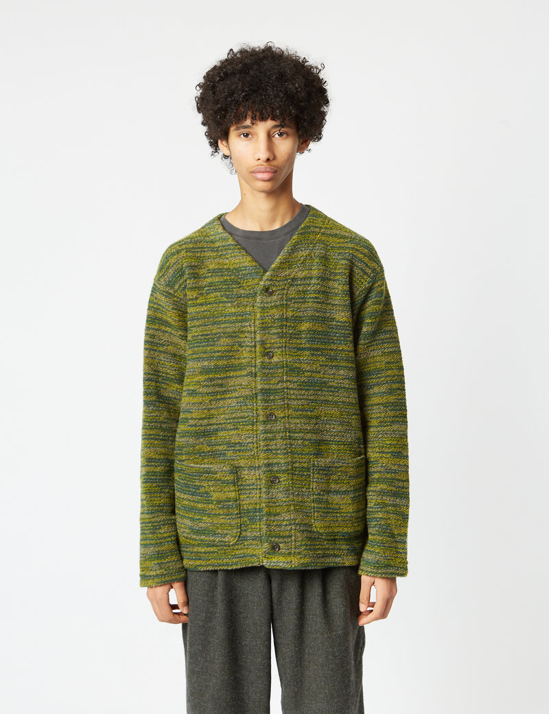 Engineered Garments Knit Cardigan (Wool) - Green