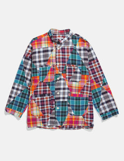 Engineered Garments Dayton Shirt - Triangle Patchwork Madras  