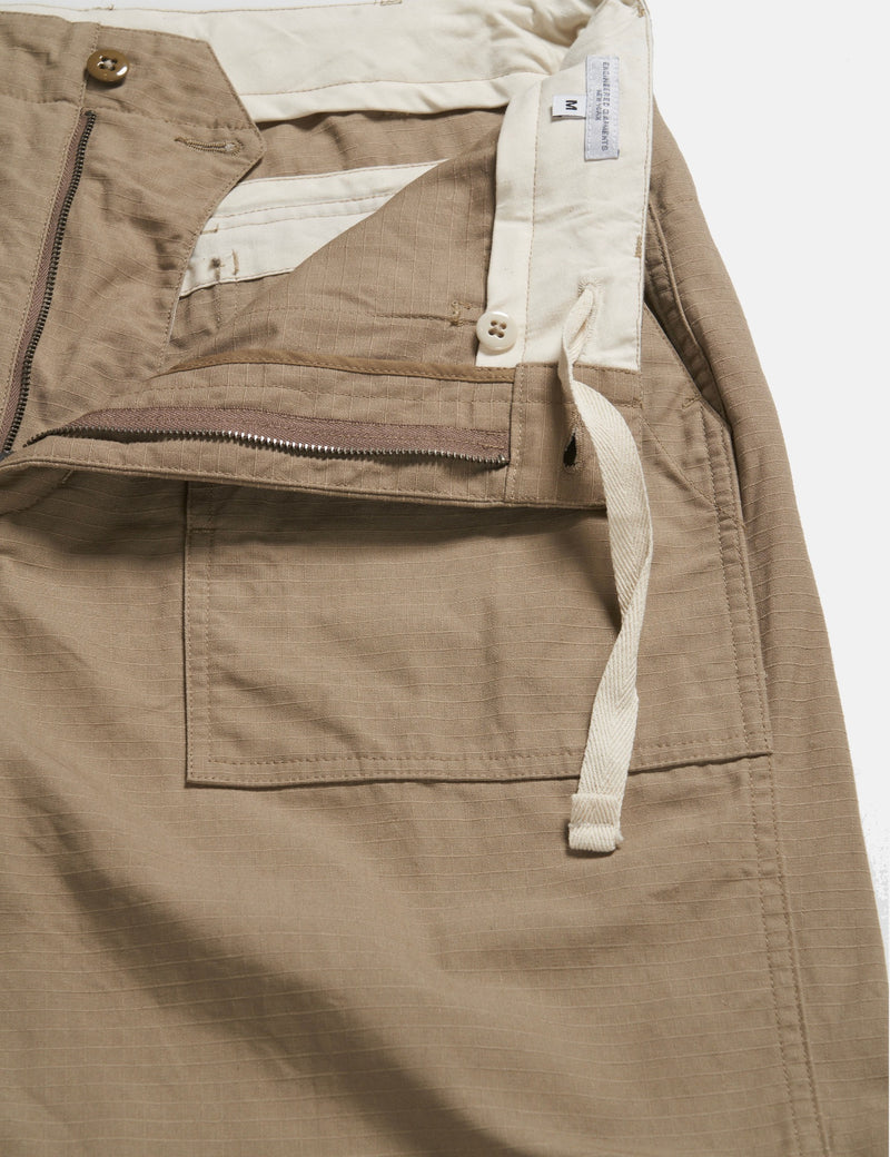 Engineered Garments Climbing Pant Olive Heavyweight Cotton Ripstop
