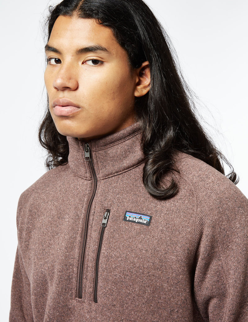 Patagonia Patagonia Better 1/4 Zip Sweatshirt - Dusky Brown