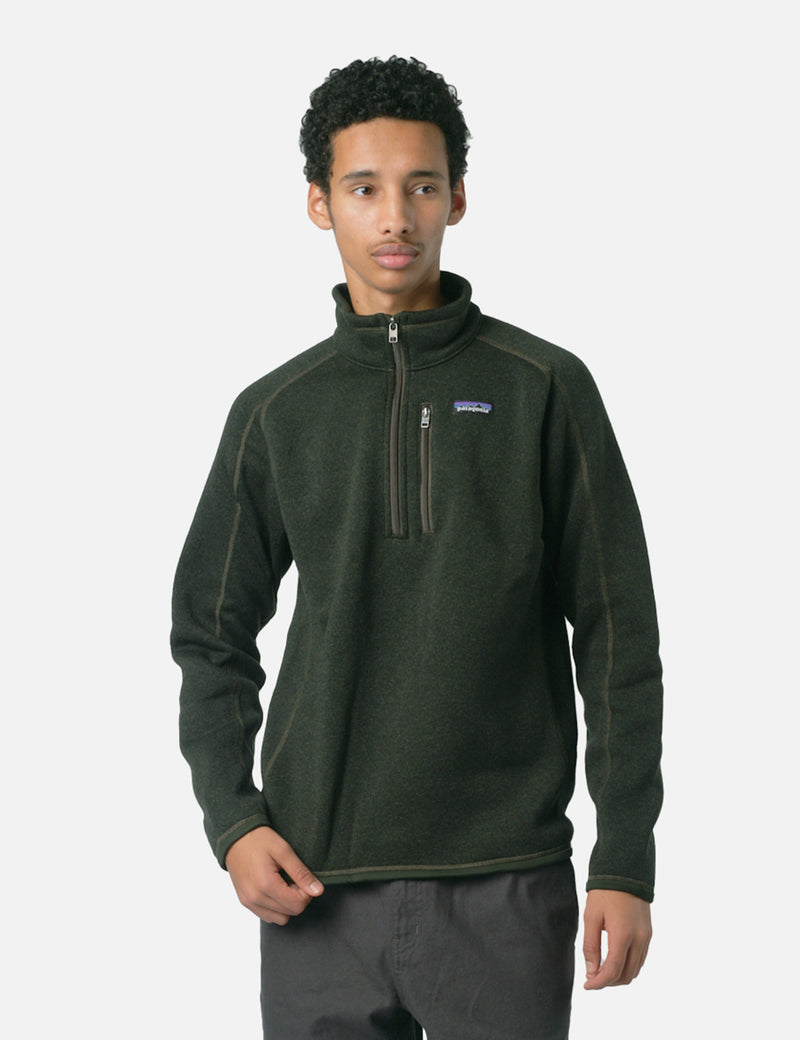 Patagonia Better Sweater 1/4 Zip Fleece - Old Growth Green