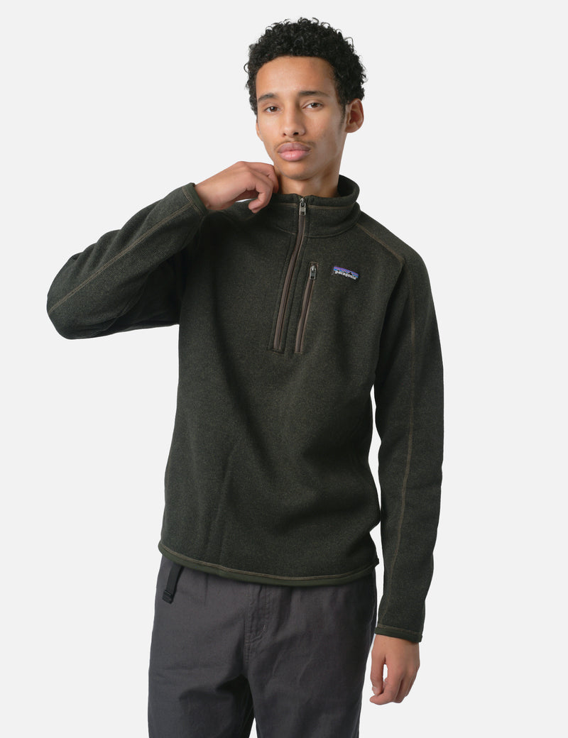 Patagonia Better Sweater 1/4 Zip Fleece - Old Growth Green