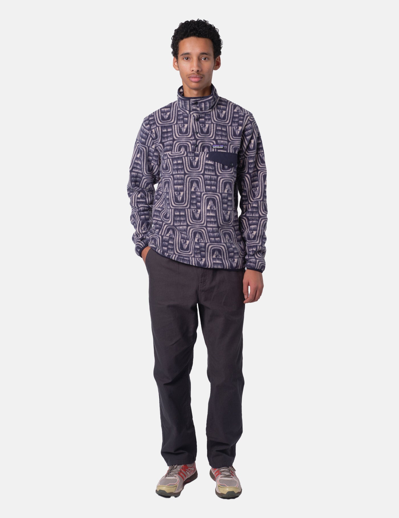 Patagonia LW Synchilla Snap-T Fleece - Flow: Sunken Blue | Article.