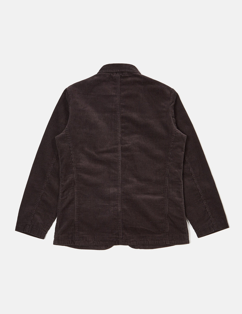 Universal Works Bakers Chore Jacket (Cord) - Licorice Black