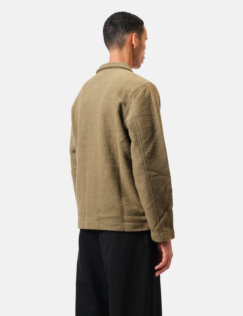 Universal Works Field Jacket (Wool) - Lovat Green