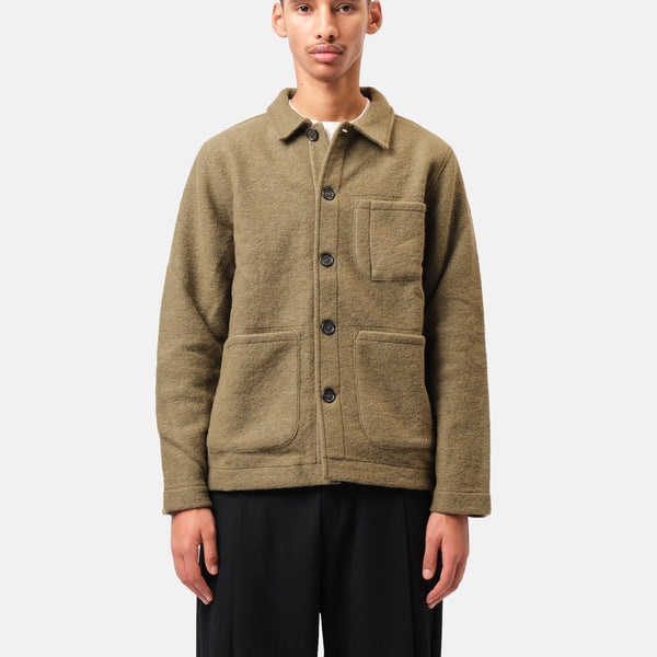 Universal Works Field Jacket (Wool) - Lovat Green I Article.