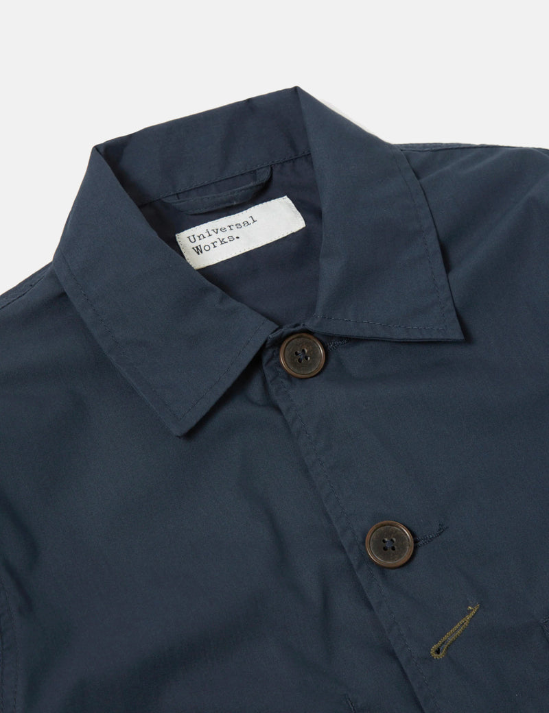 Universal Works Bakers C Jacket (Recycled Poly) - Navy Blue