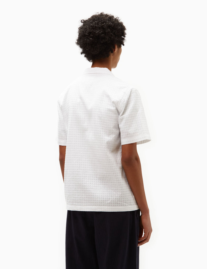 Universal Works Road Shirt (Delos Cotton) - White