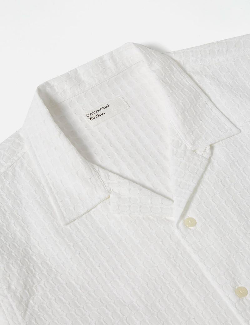 Universal Works Road Shirt (Delos Cotton) - White