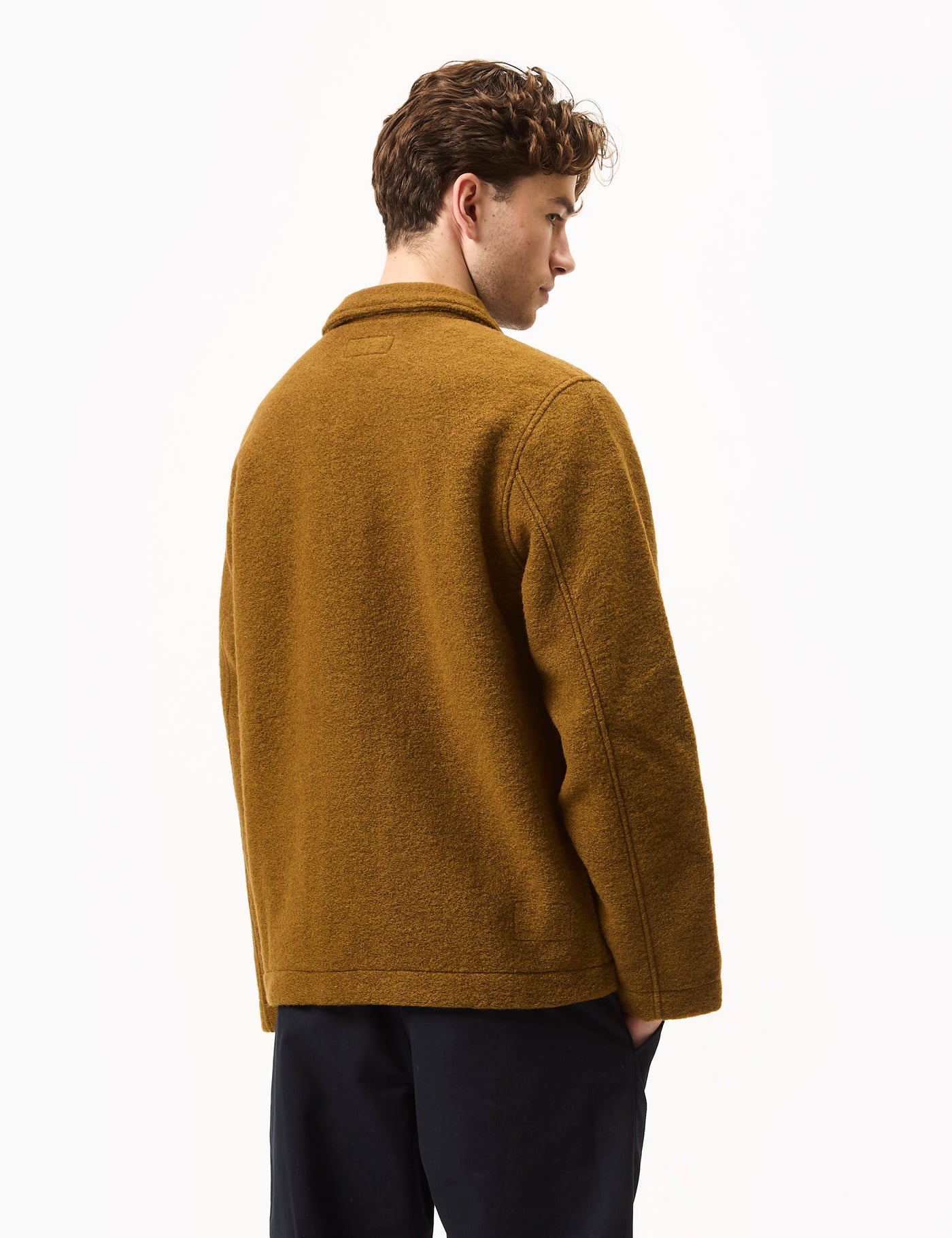 GRENTFELL ウールジャケット マスタード Universal Works Field Jacket (Wool Fleece) - Mustard | Article.