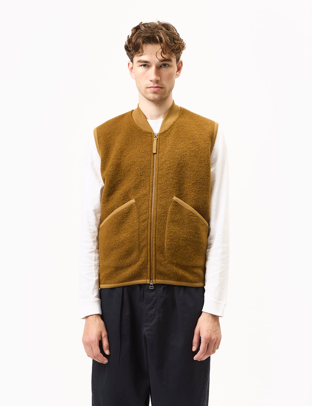 定価5.7万 POSTELEGANT Wool Pockets Vest M ART.MAS Multi pocket Waistcoat Mens Safety Work Vest, Polyester