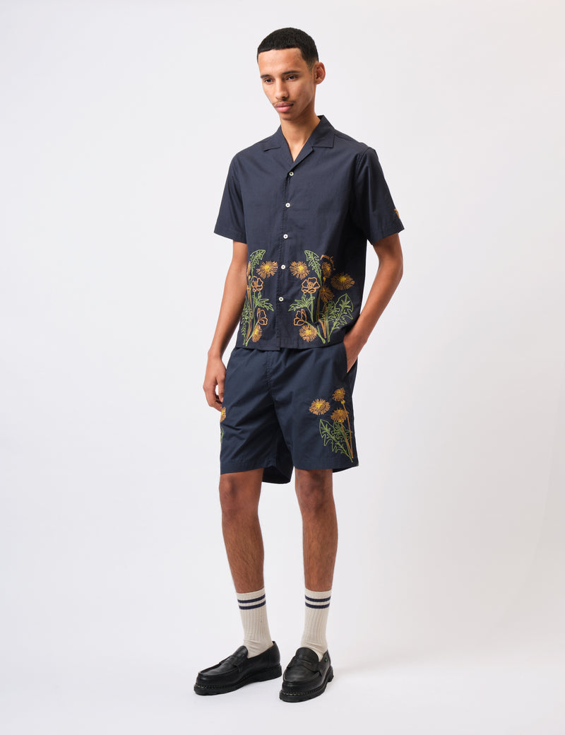 Universal Works Beach Shorts (Rec. Poly Tech) - Navy Blue
