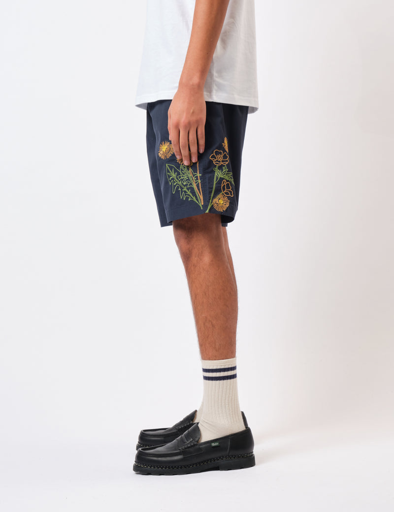 Universal Works Beach Shorts (Rec. Poly Tech) - Navy Blue