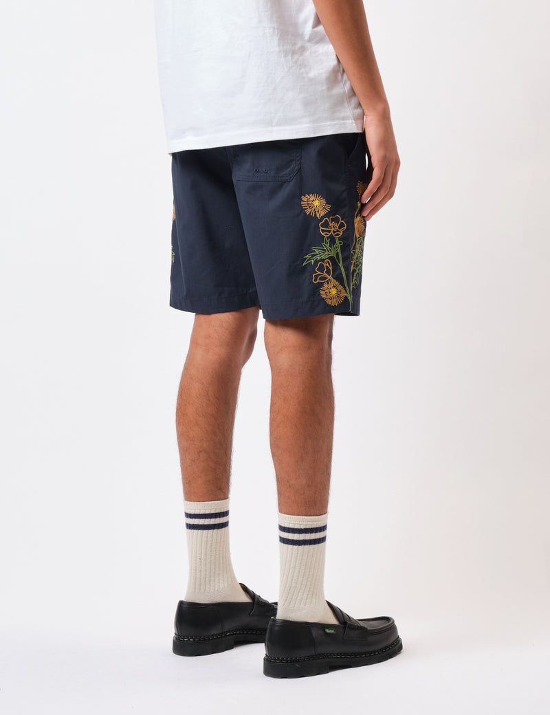 Universal Works Beach Shorts (Rec. Poly Tech) - Navy Blue