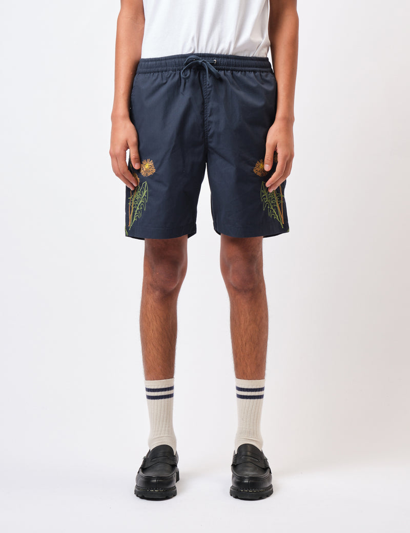 Universal Works Beach Shorts (Rec. Poly Tech) - Navy Blue
