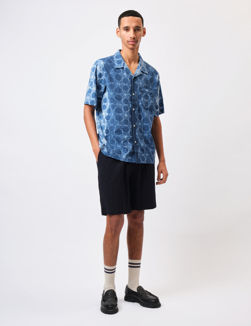 Universal Works Simple Shorts (Ospina Cotton) - Dark Navy Blue