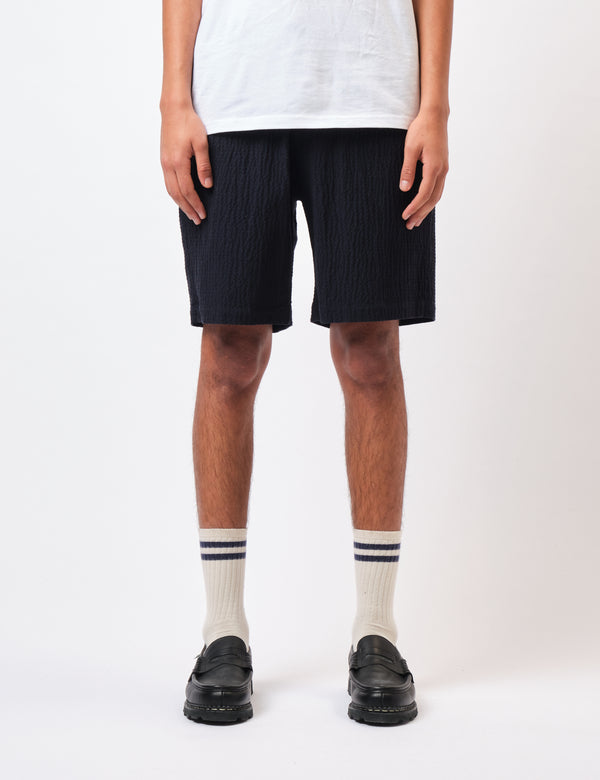 Universal Works Simple Shorts (Ospina Cotton) - Dark Navy Blue