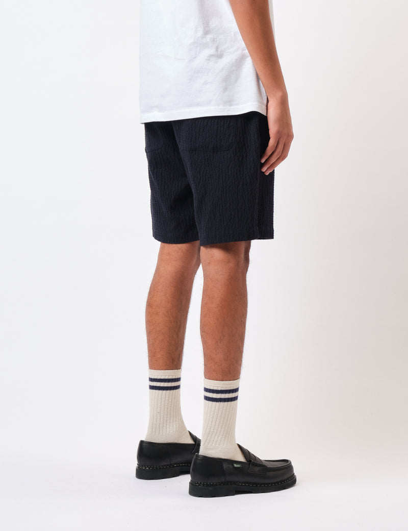 Universal Works Simple Shorts (Ospina Cotton) - Dark Navy Blue