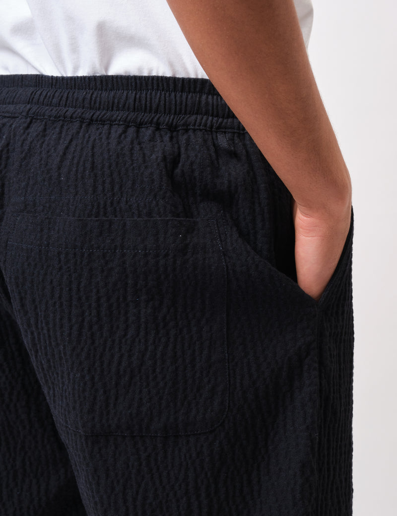 Universal Works Simple Shorts (Ospina Cotton) - Dark Navy Blue