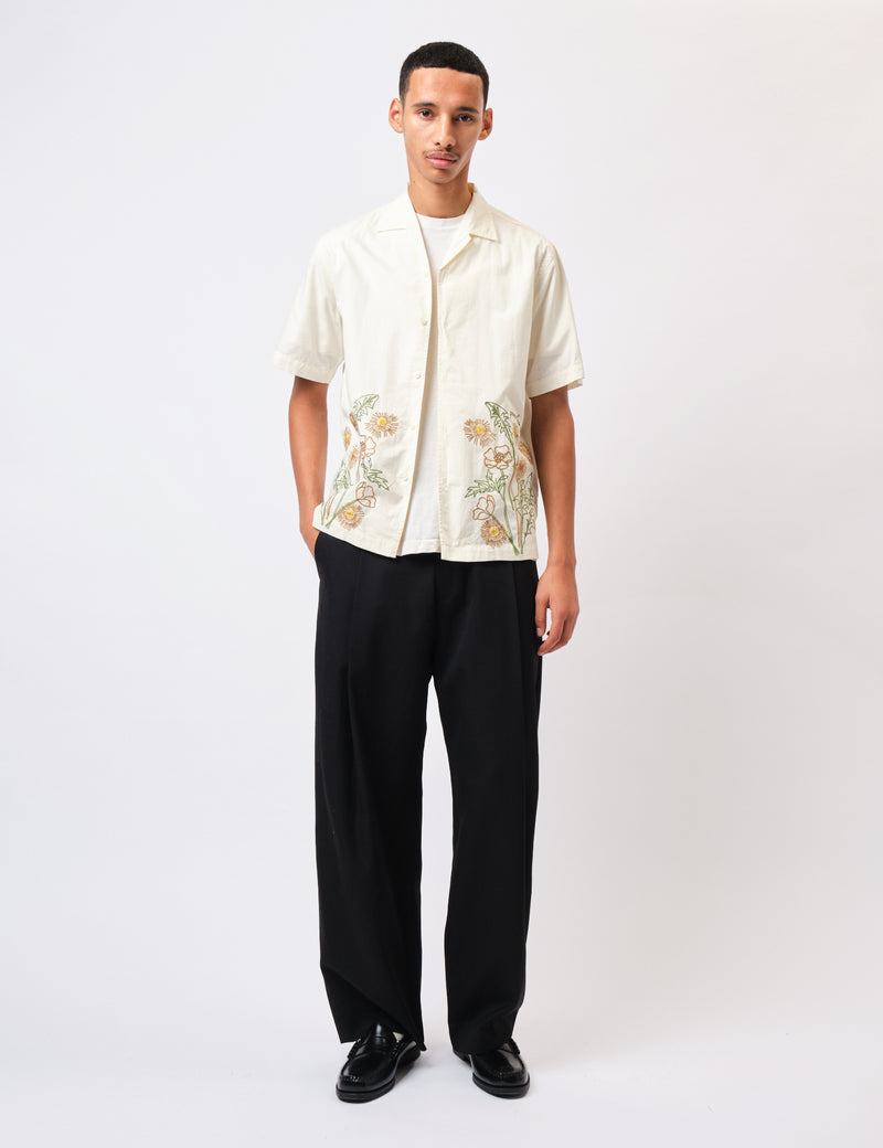 Universal Works Shirt Sleeve Minari Shirt - Ecru