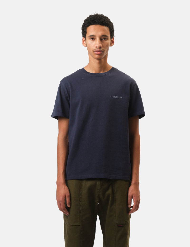 Edmmond Studios Savile Row T-Shirt - Navy Blue