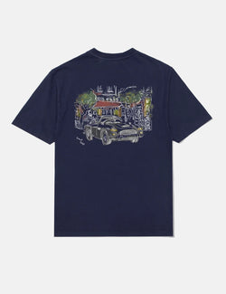 Edmmond Studios Savile Row T-Shirt - Navy Blue