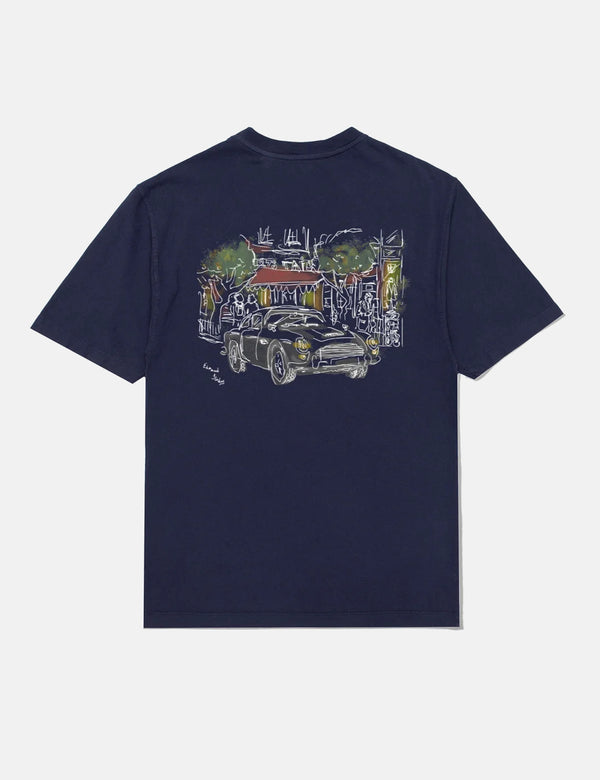 Edmmond Studios Savile Row T-Shirt - Navy Blue