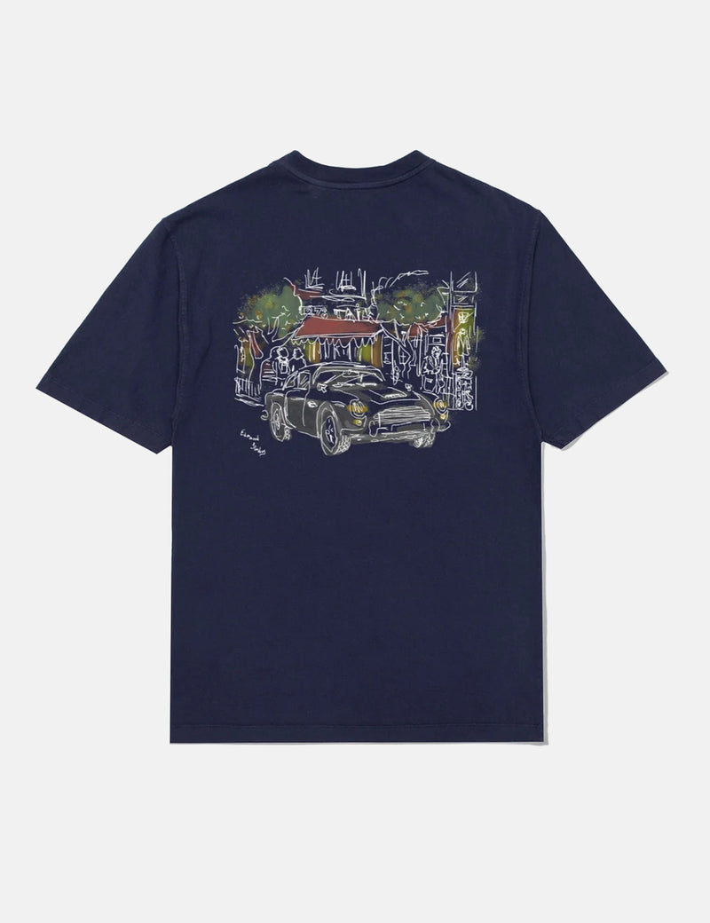 Edmmond Studios Savile Row T-Shirt - Navy Blue