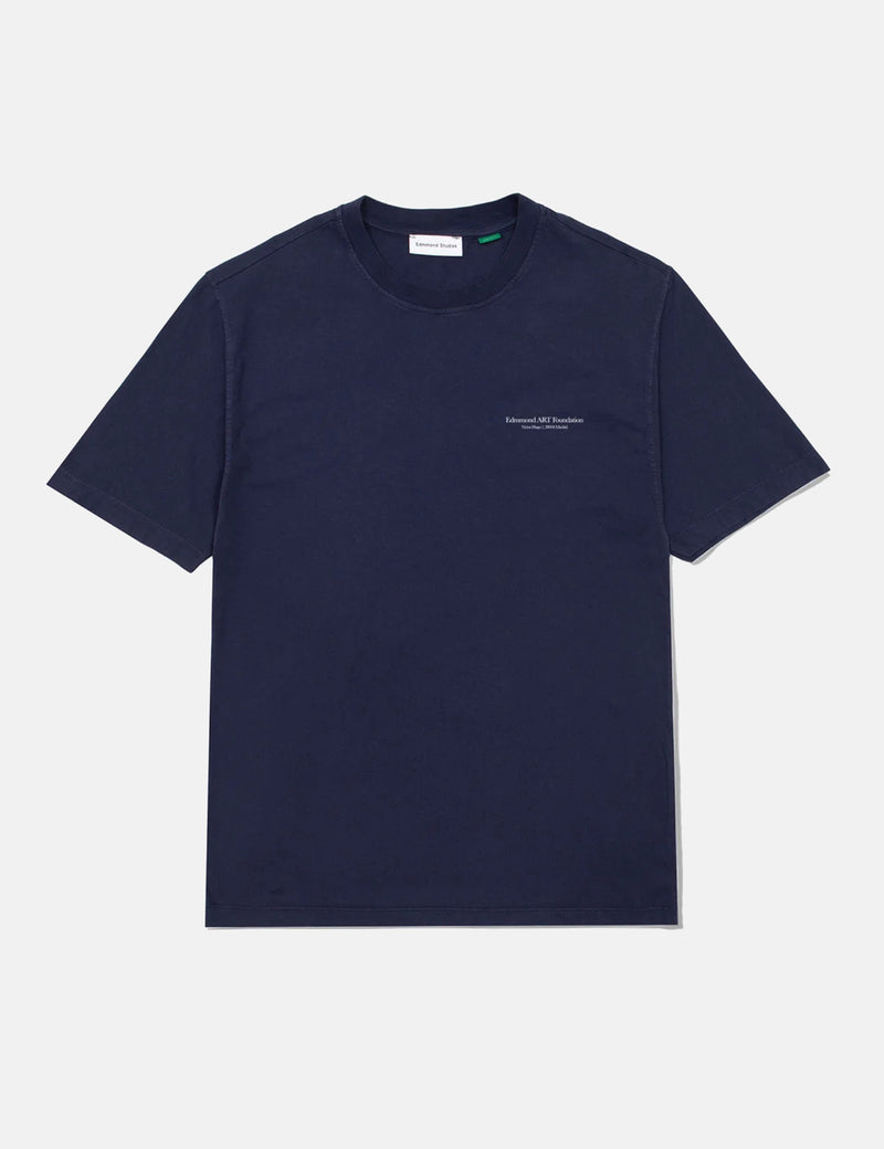 Edmmond Studios Savile Row T-Shirt - Navy Blue