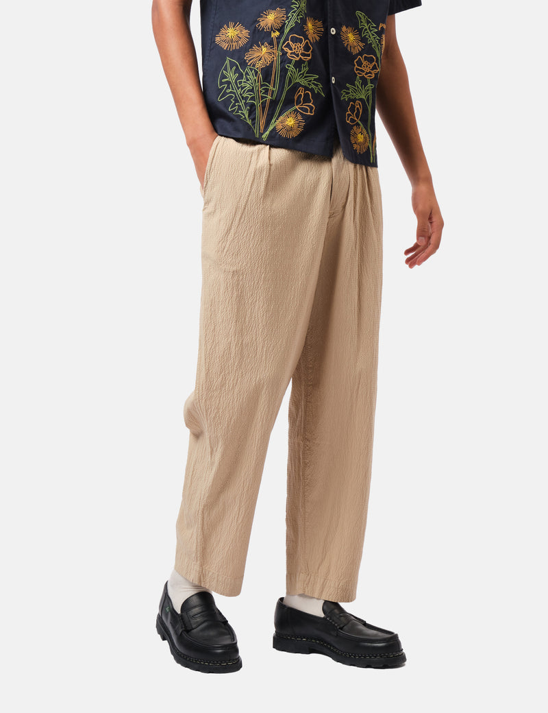 Universal Works Oxford Pant (Seersucker II) - Sand