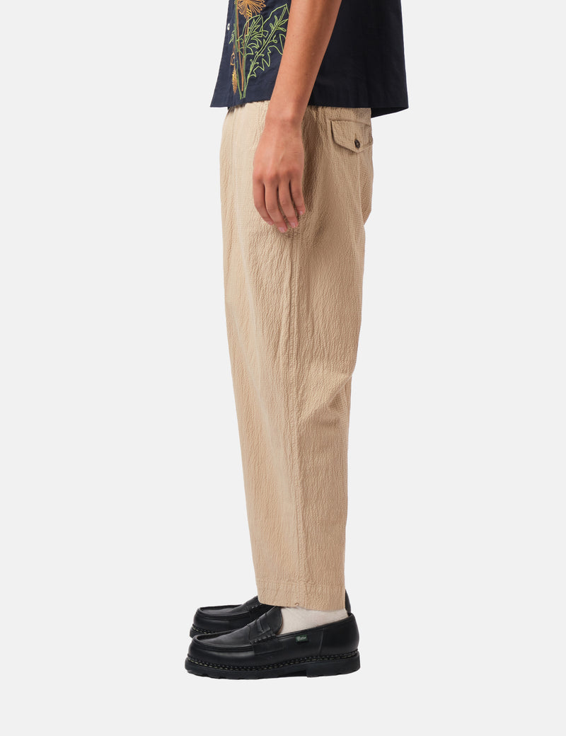 Universal Works Oxford Pant (Seersucker II) - Sand