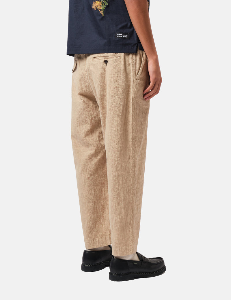 Universal Works Oxford Pant (Seersucker II) - Sand
