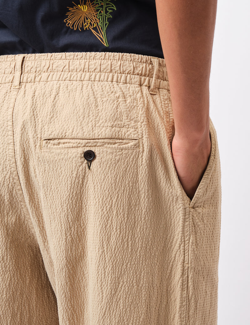 Universal Works Oxford Pant (Seersucker II) - Sand