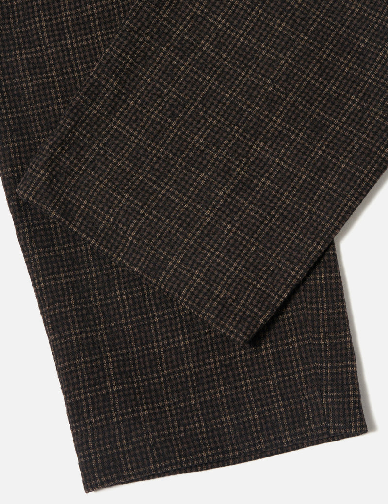 Universal Works Duke Pant (Cedar Check) - Brown
