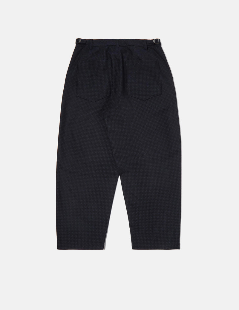 Universal Works Dutch Pant (Dot Print) - Navy Blue