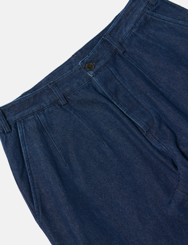 Universal Works Dutch Pant (Denim) - Indigo Blue