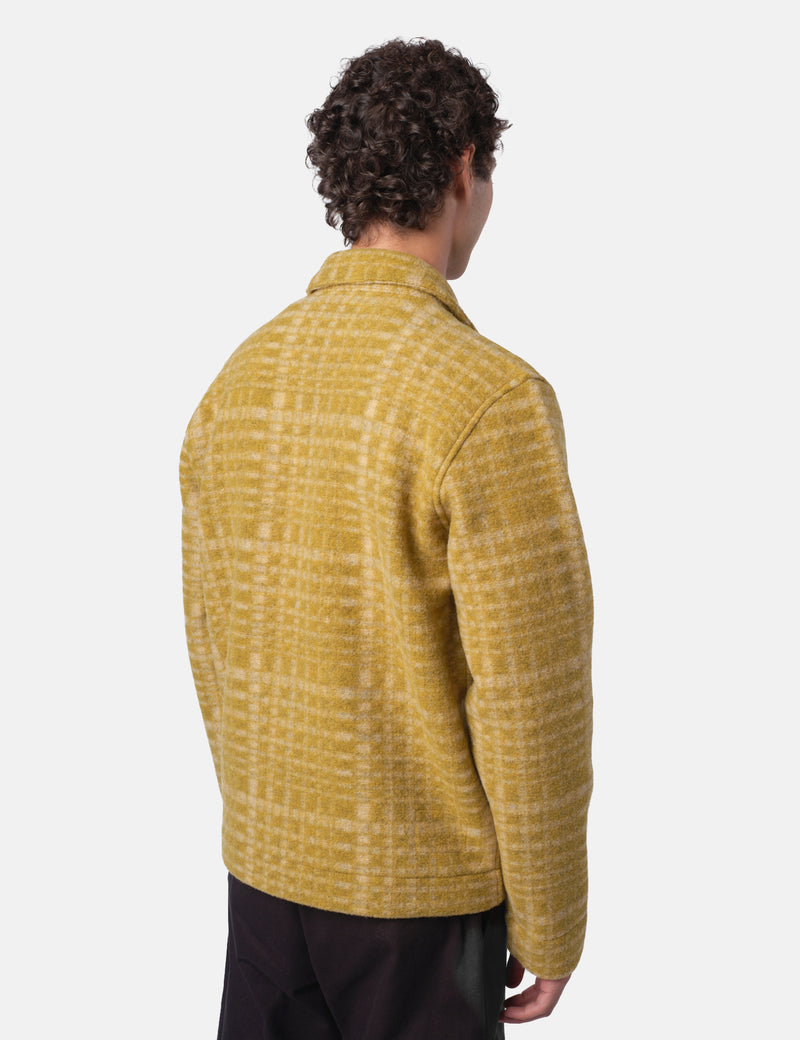 Universal Works Zip Uniform Jacket (Telepass Fleece) - Yellow