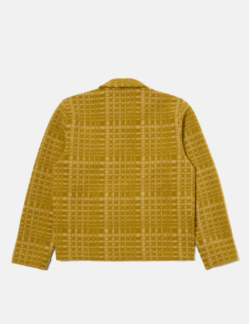 Universal Works Zip Uniform Jacket (Telepass Fleece) - Yellow