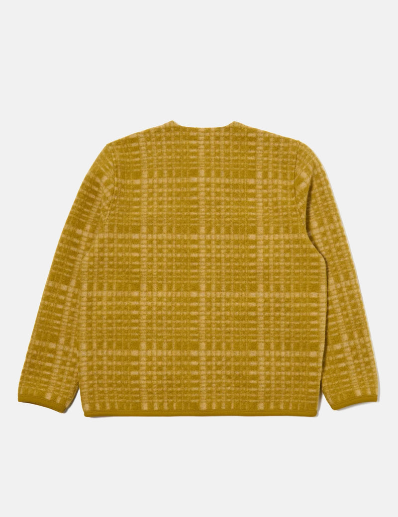 Universal Works Cardigan (Telepass Fleece) - Yellow