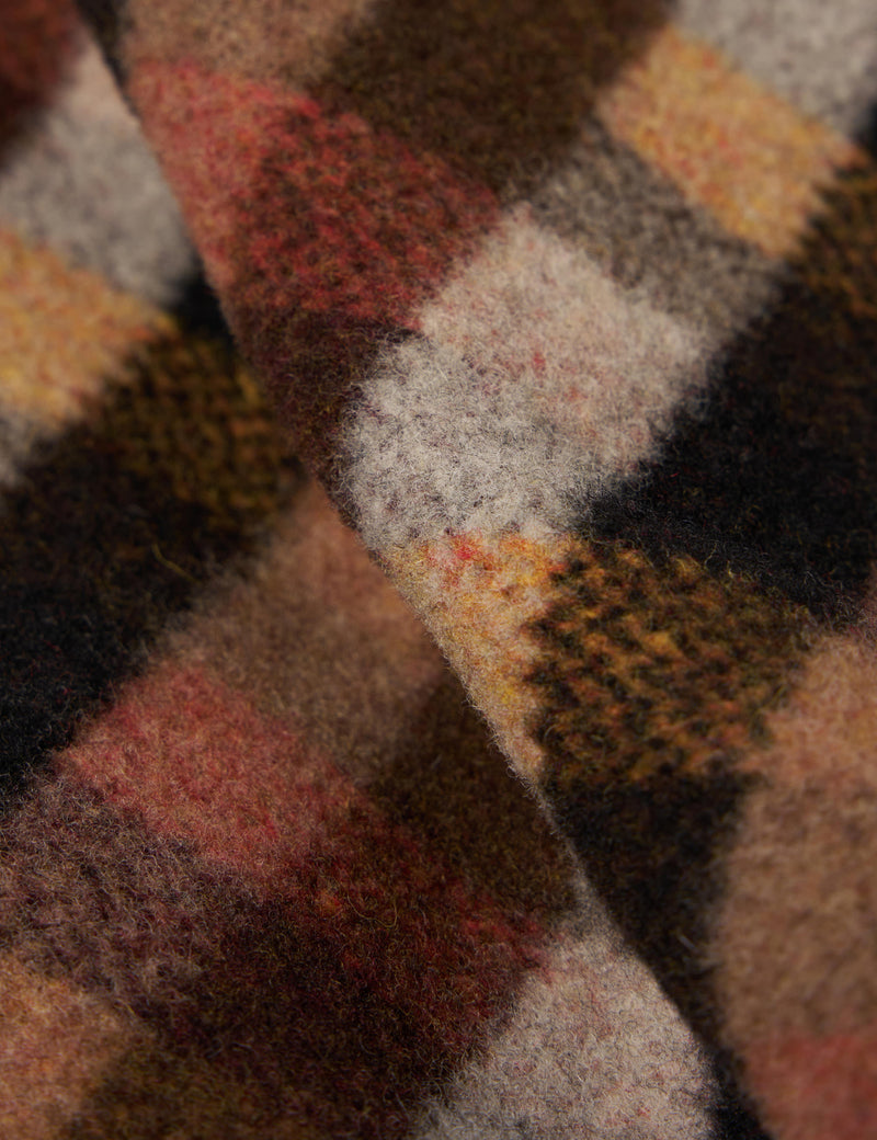 Universal Works Wayfarer Jacket (Merino Checkerboard) - Brown